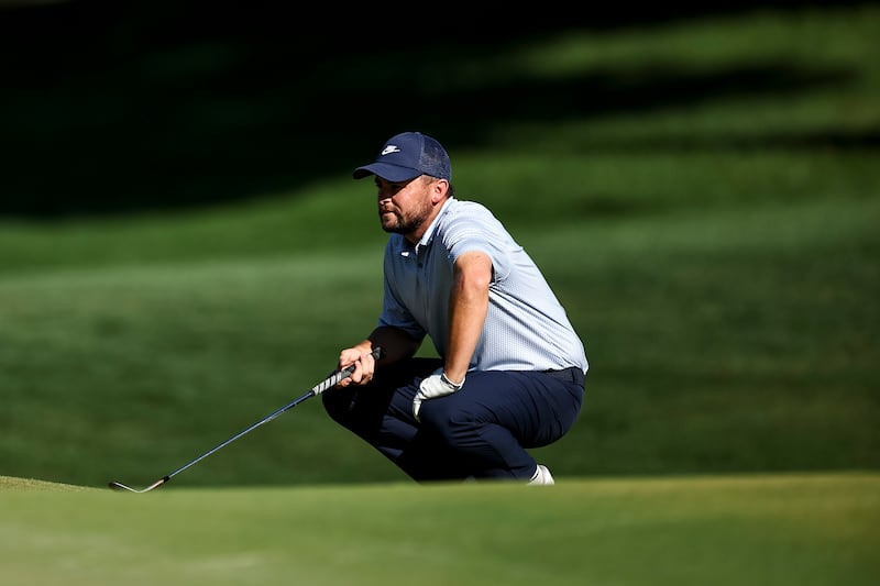Alex Fitzpatrick during the final round of the Truist Championship 2026 at Quail Hollow in Charlotte, North Carolina on Sunday. Photograph: Jared C Tilton/Getty Images