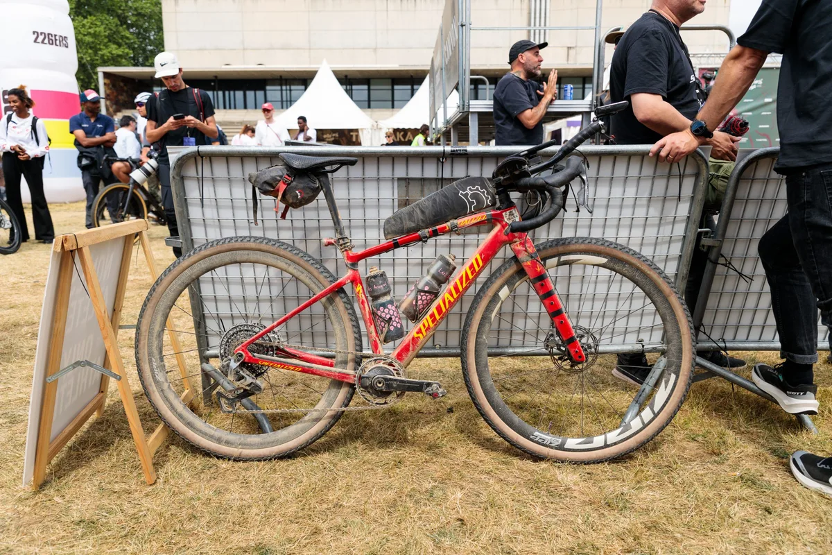 Lael Wilcox's Specialized Diverge after the Traka 560