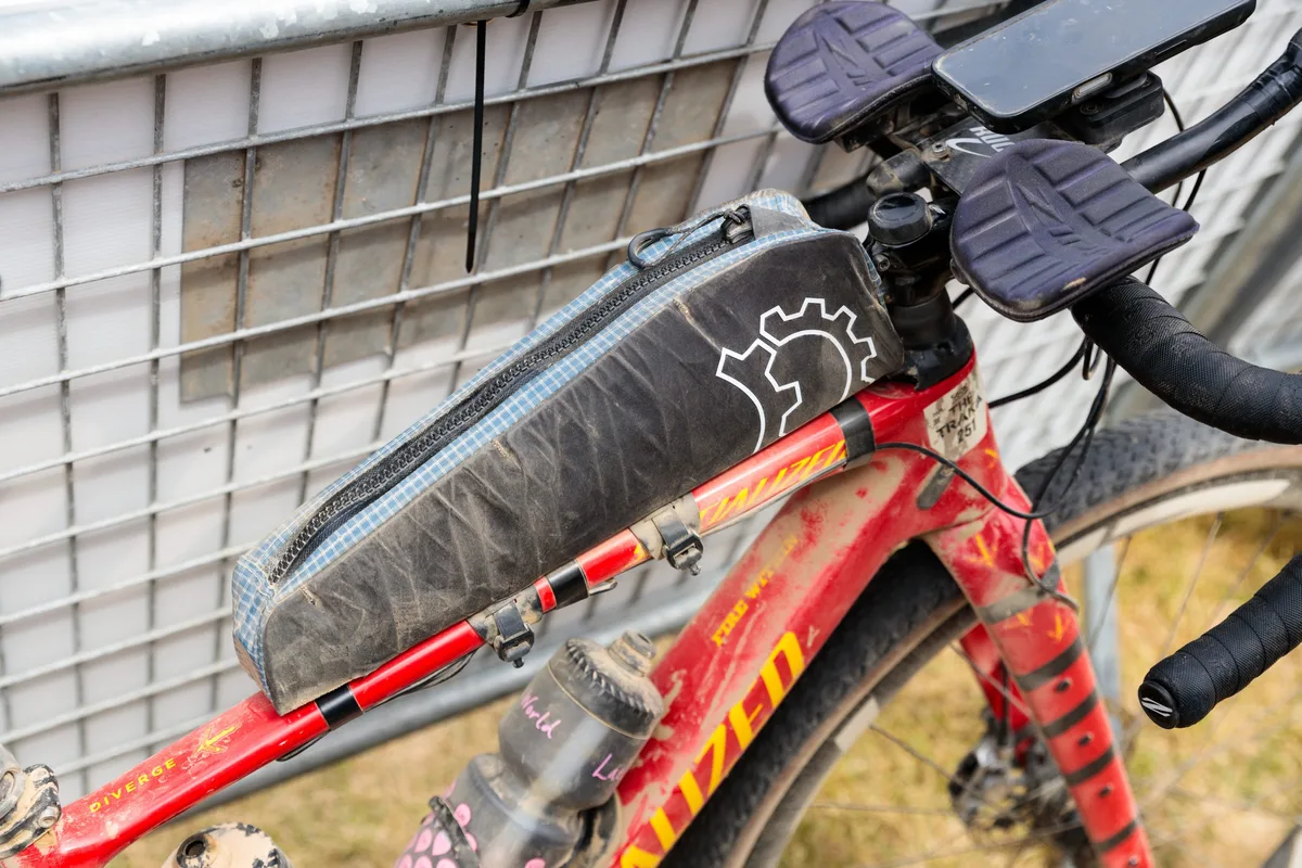 Lael Wilcox's Specialized Diverge after the Traka 560