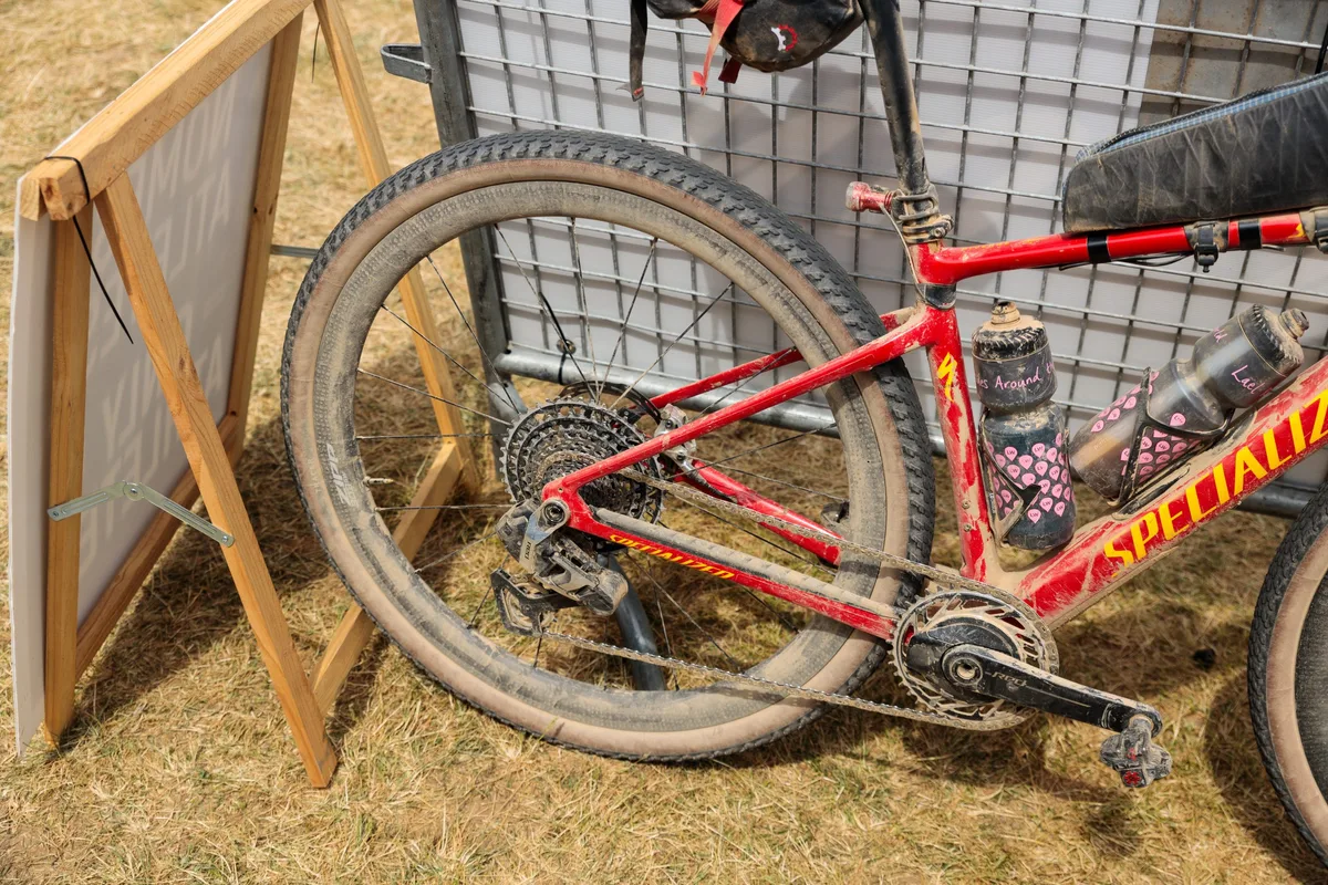 Lael Wilcox's Specialized Diverge after the Traka 560