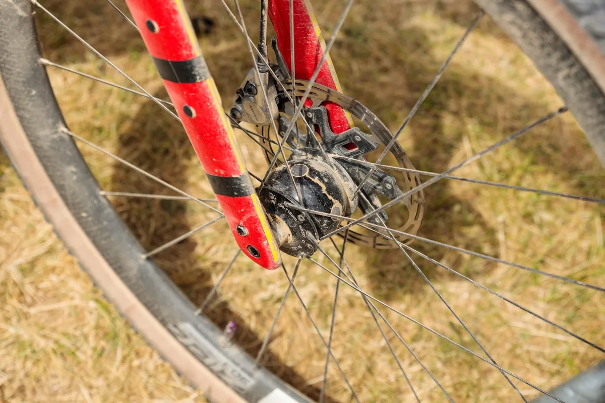 Lael Wilcox's Specialized Diverge after the Traka 560