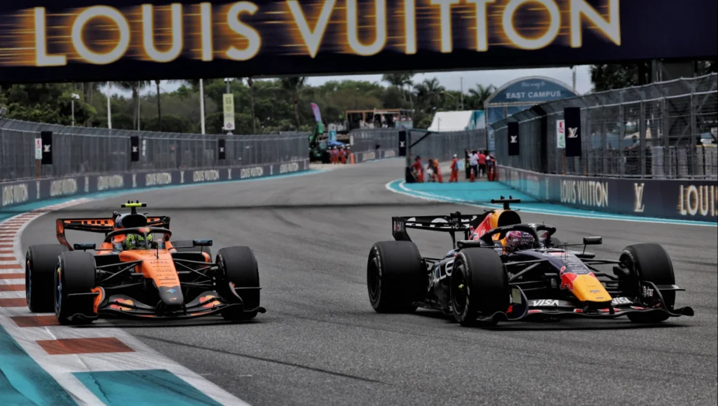Lando Norris and McLaren enjoyed. a competitive weekend at the F1 Miami GP