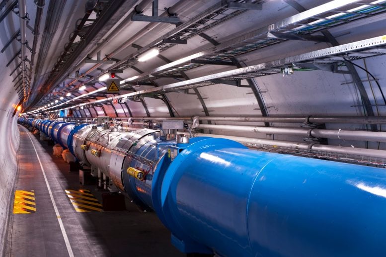 Large Hadron Collider Tunnel Magnets
