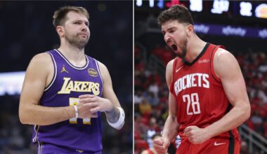 New Video Shows Luka Doncic Trash-Talking Alperen Sengun During Game 4 Of Lakers-Rockets Series