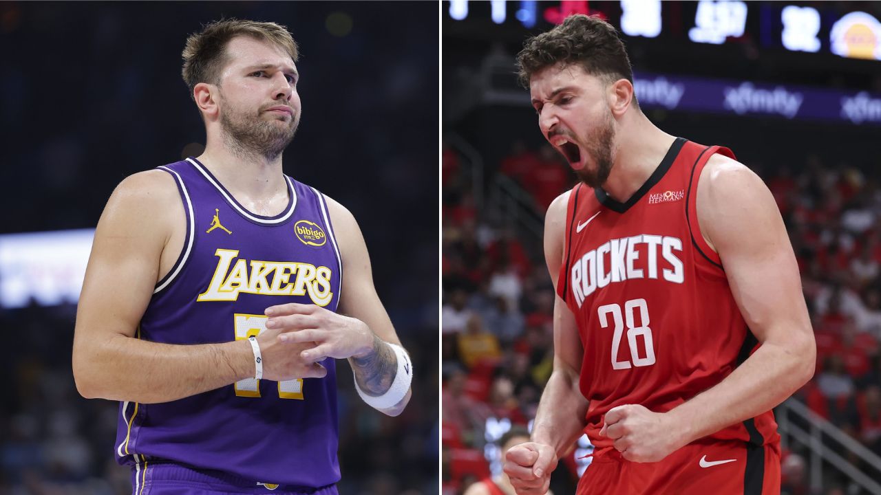 New Video Shows Luka Doncic Trash-Talking Alperen Sengun During Game 4 Of Lakers-Rockets Series