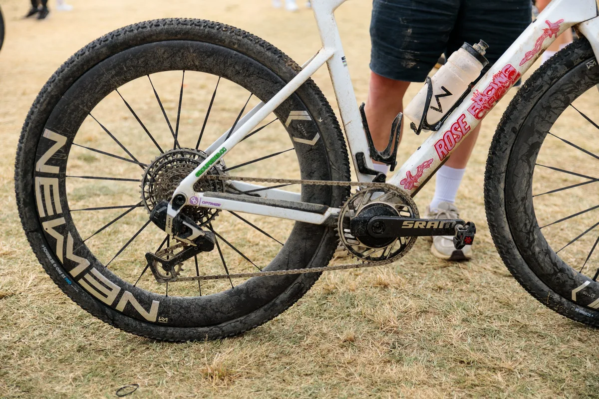 Lukas Pöstlberger's Rose Backroad FF after the Traka 200