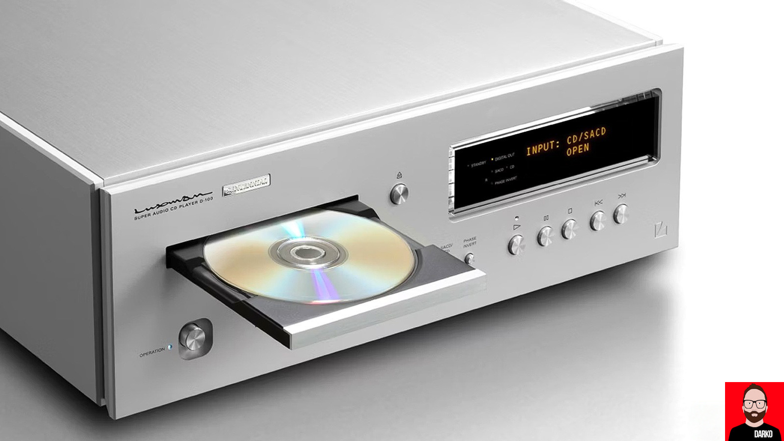 Luxman readies D-100 CENTENNIAL SACD/CD player