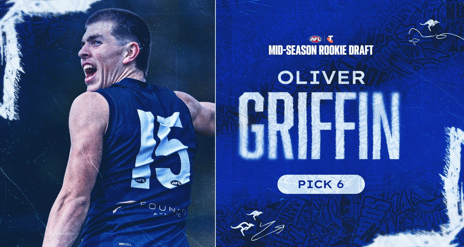 Ollie Griffin: Tough utility becomes a Roo in mid-season rookie draft