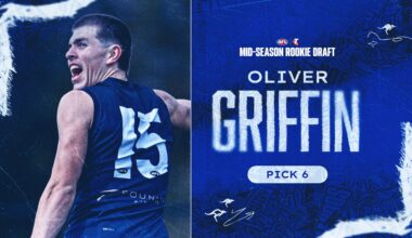 Ollie Griffin: Tough utility becomes a Roo in mid-season rookie draft