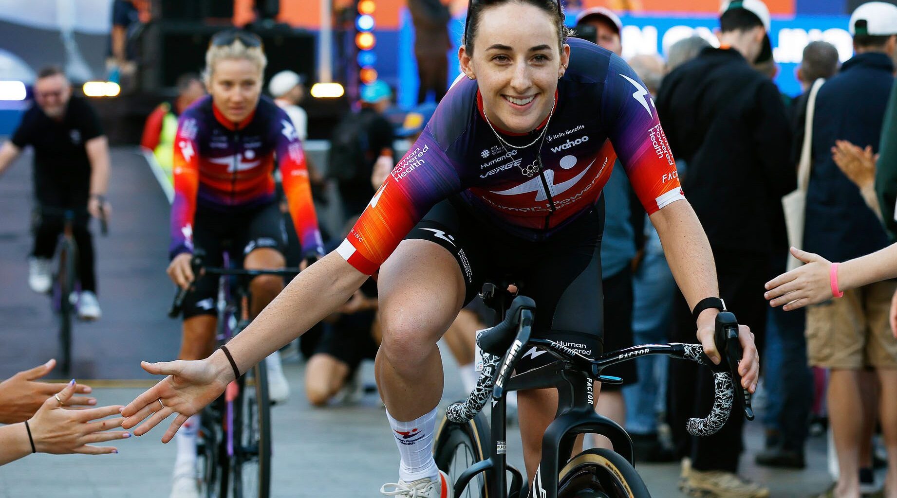 Maggie Coles-Lyster sooo close to big Belgian win