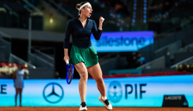 Kostyuk overcomes second-set dip in Madrid to beat Potapova, reach first WTA 1000 final