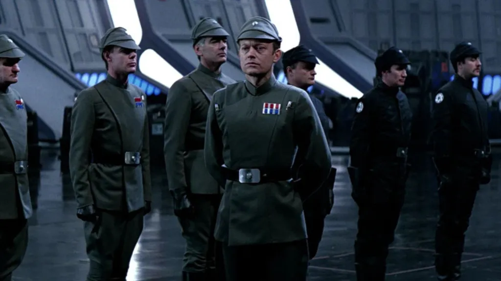 Michael Pennington in Return of the Jedi as Death Star Commander Moff Jerjerrod