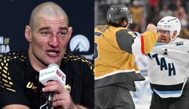 Sean Strickland and the Vegas Golden Knights