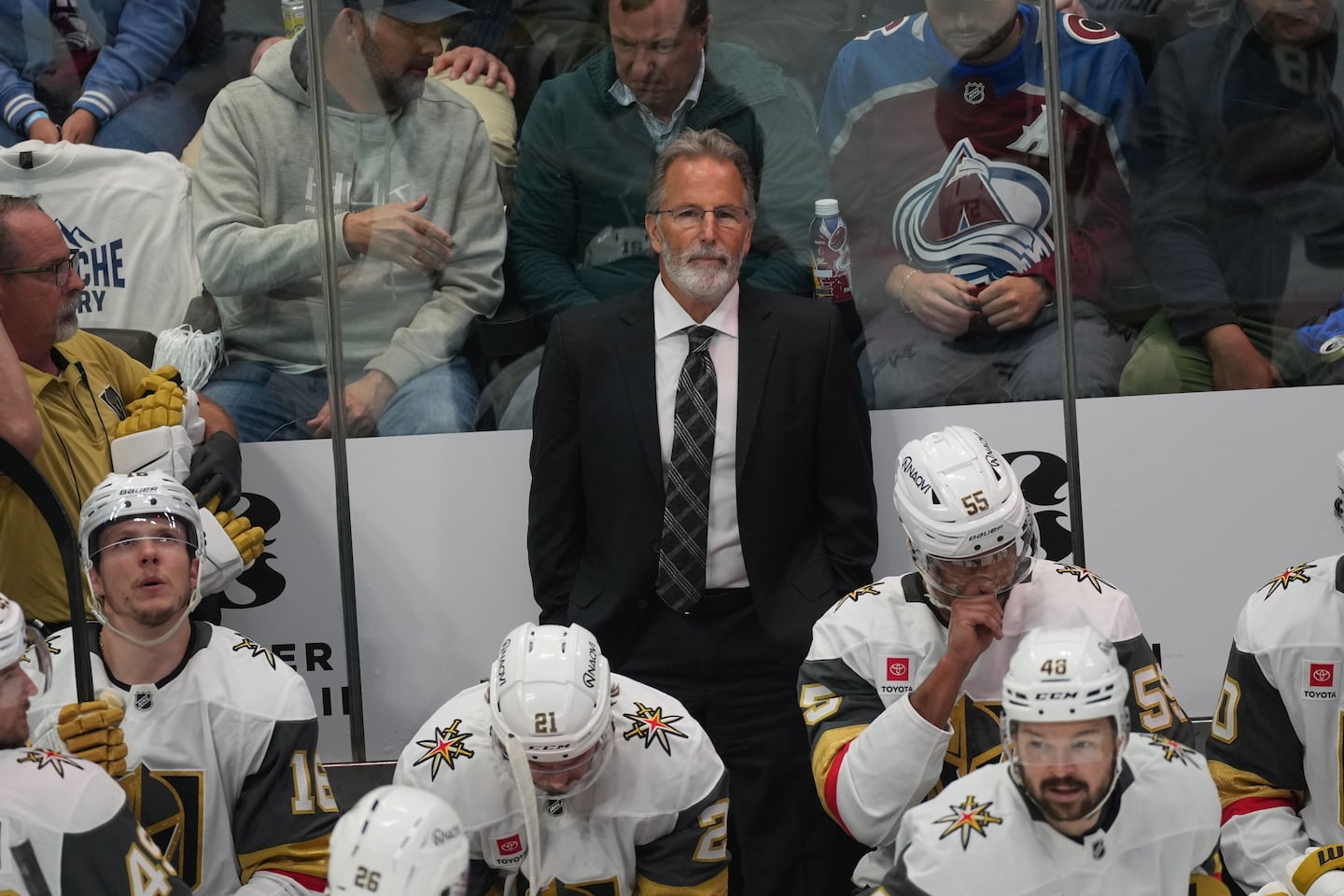 John Tortorella was fined $100,000 for not talking to the media after the Golden Knight eliminated the Ducks.