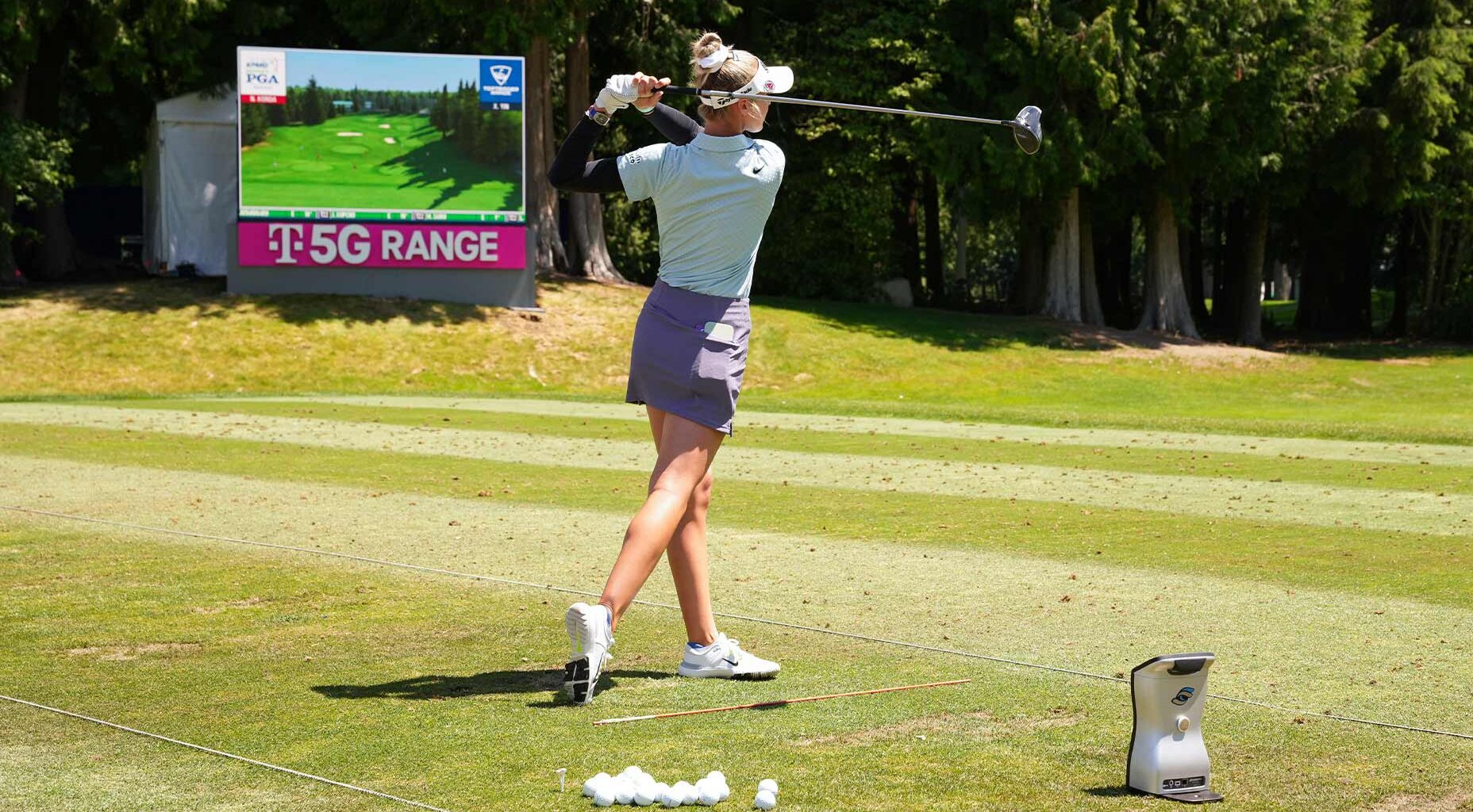Nelly Korda's pre-round warm-up: Minute-by-minute breakdown