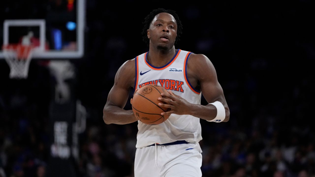 Anunoby still not ready to practice fully, but Knicks have time to wait