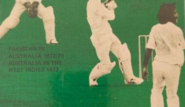 Almanac Cricket: Pakistan visits Australia 1972