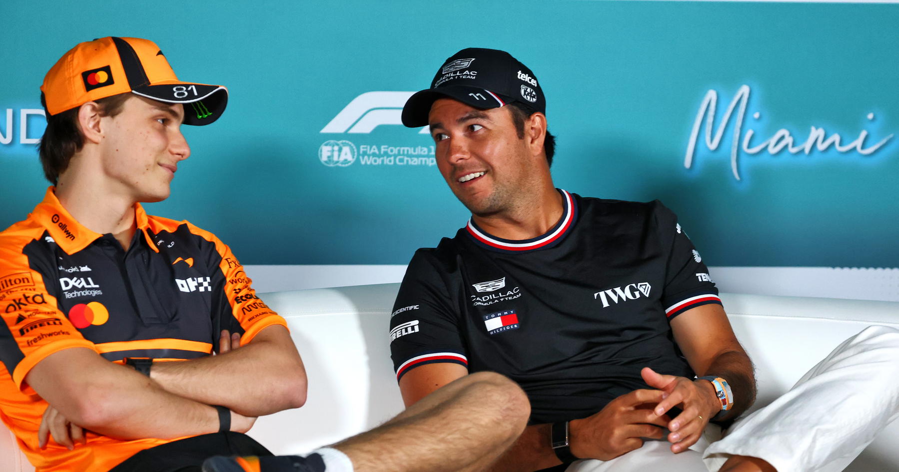 Oscar Piastri and Sergio Perez address hidden F1 issue
