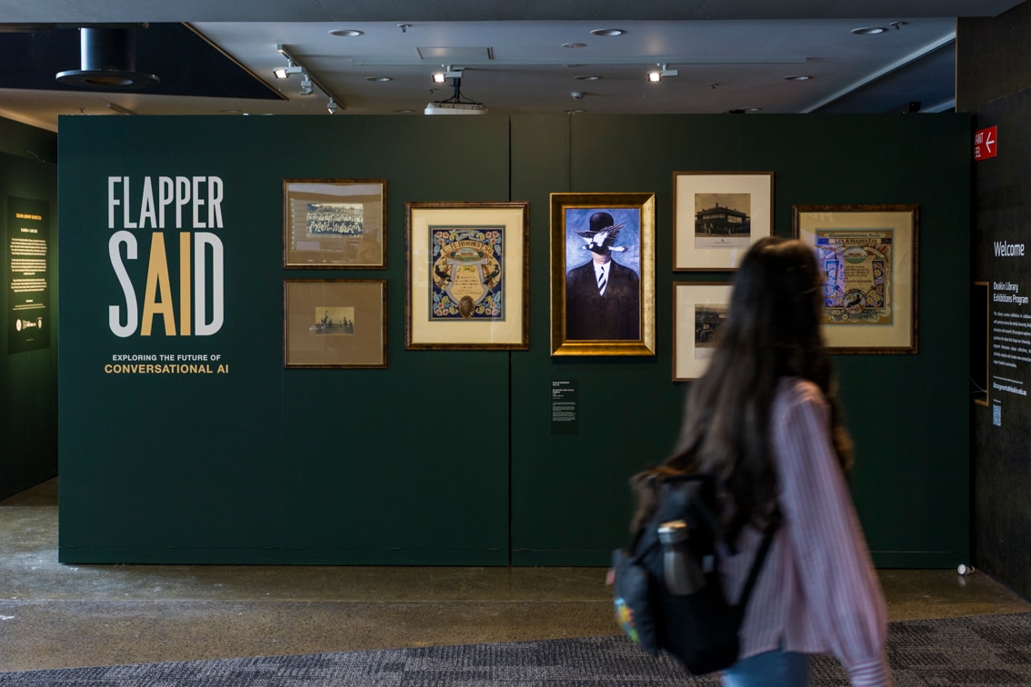 Fancy a chat with a 1920s footy legend? A unique AI exhibit allows you to do just that