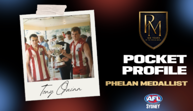 Phelan Medallist Pocket Profile - Tony Quinn