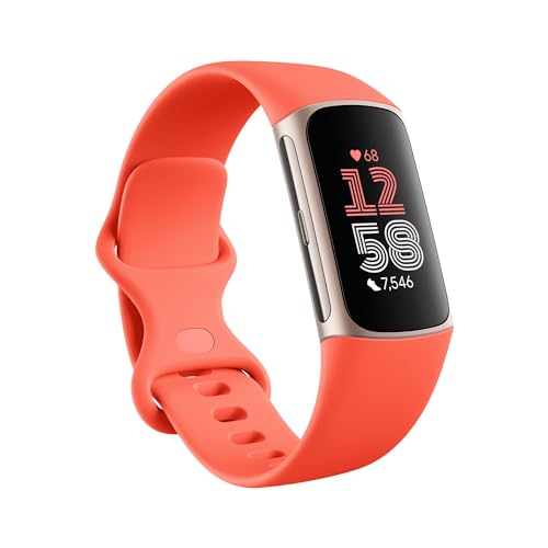 Google Fitbit Charge 6 Activity Tracker With 6-Months Premium Membership Included, 7 Days Battery Life and Google Wallet and Google Maps