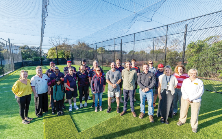 New cricket nets open at RJ Rowley Reserve