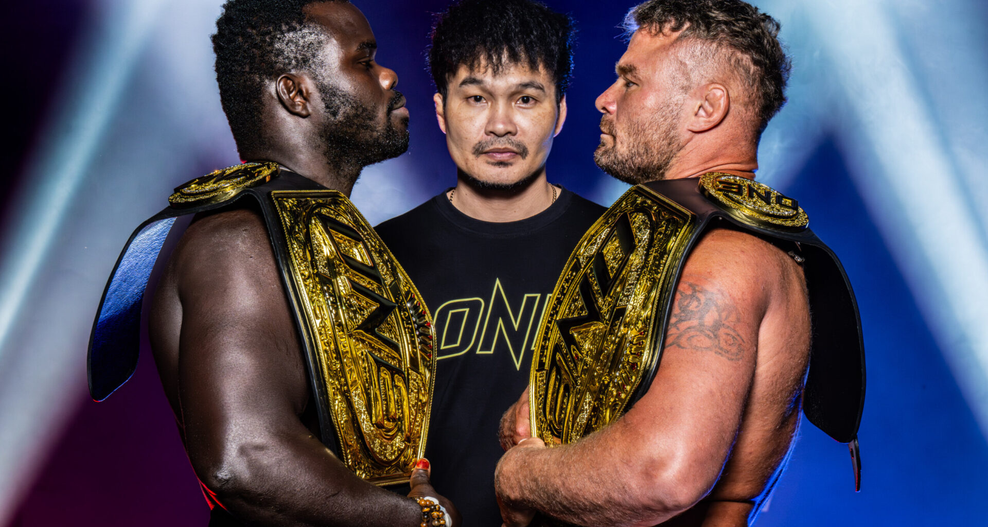 Heavyweight MMA fighters "Reug Reug" Oumar Kane and Anatoly Malykhin face off ahead of their rematch at The Inner Circle