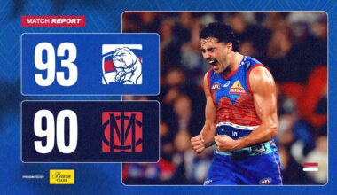 AFL Match Report: Dogs hold off Demons in thriller