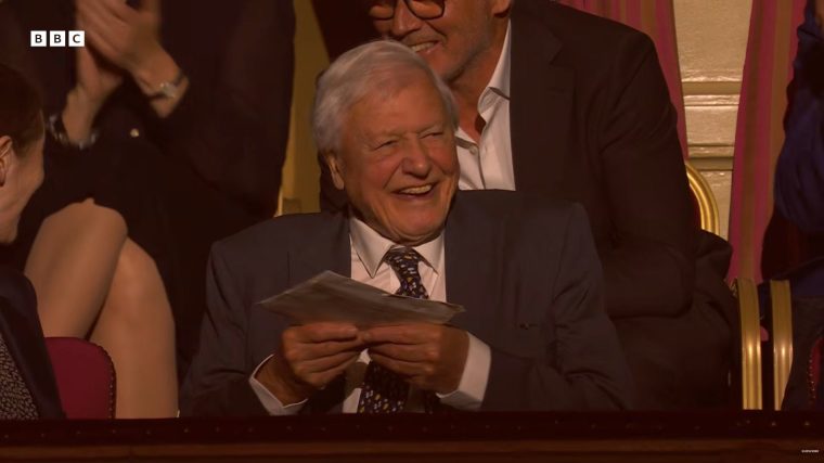 King Charles III enlists creature couriers to congratulate David Attenborough on his 100th birthday Screen grab from https://www.youtube.com/watch?v=I1D9YF0YapQ