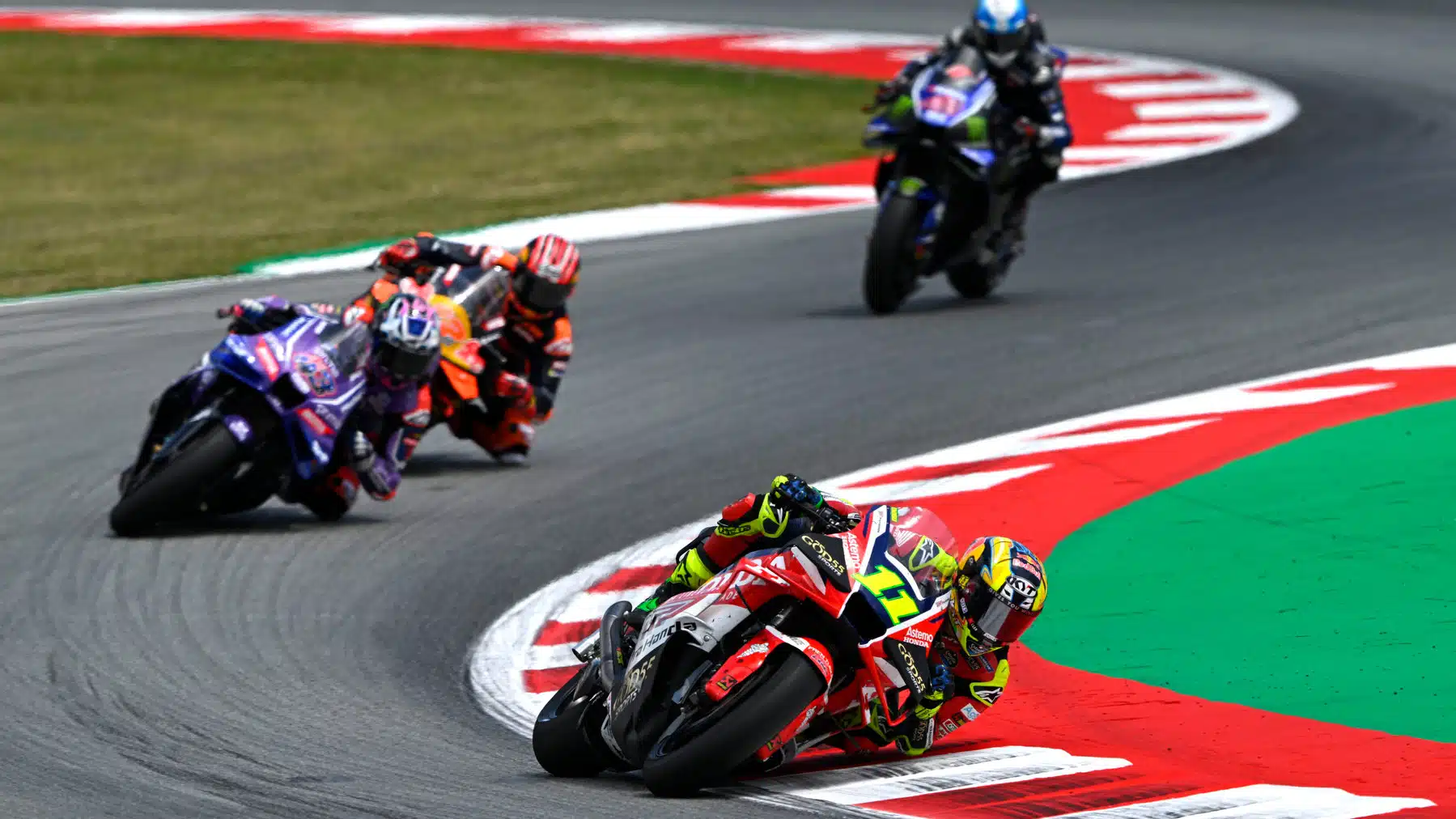 Diogo Moreira at the Catalan GP