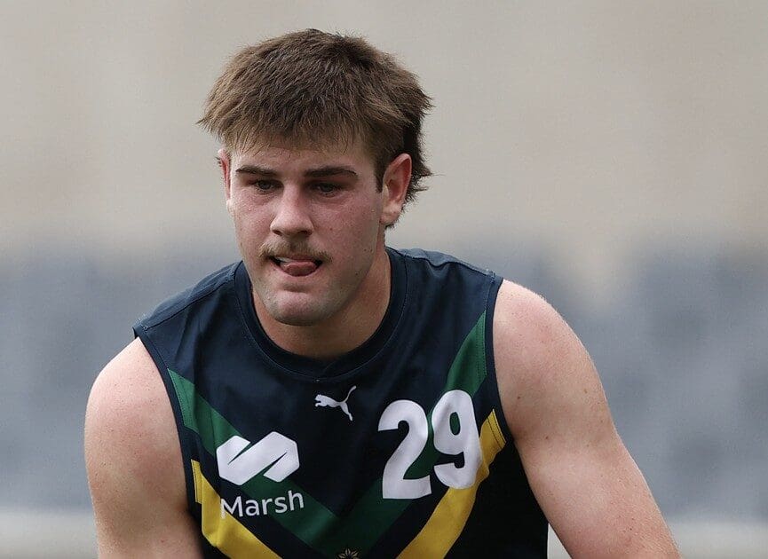 "Building phase": AFL Draft hopeful grateful after year on sidelines