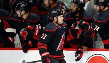 Logan Stankoven's trip home to see his dad, helped rejuvenate him for the playoffs :: WRAL.com
