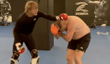 Paddy Pimblett makes influencer vomit after sparring session