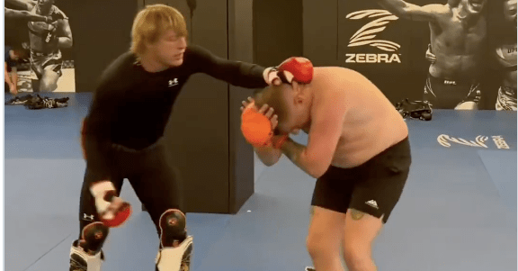 Paddy Pimblett makes influencer vomit after sparring session