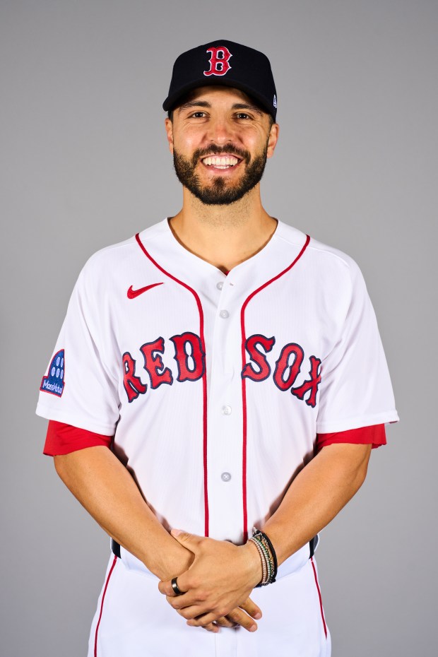 Red Sox hitting coach John Soteropulos poses for a head shot during spring training. (Daniel Shirey/MLB Photos via Getty Images)
