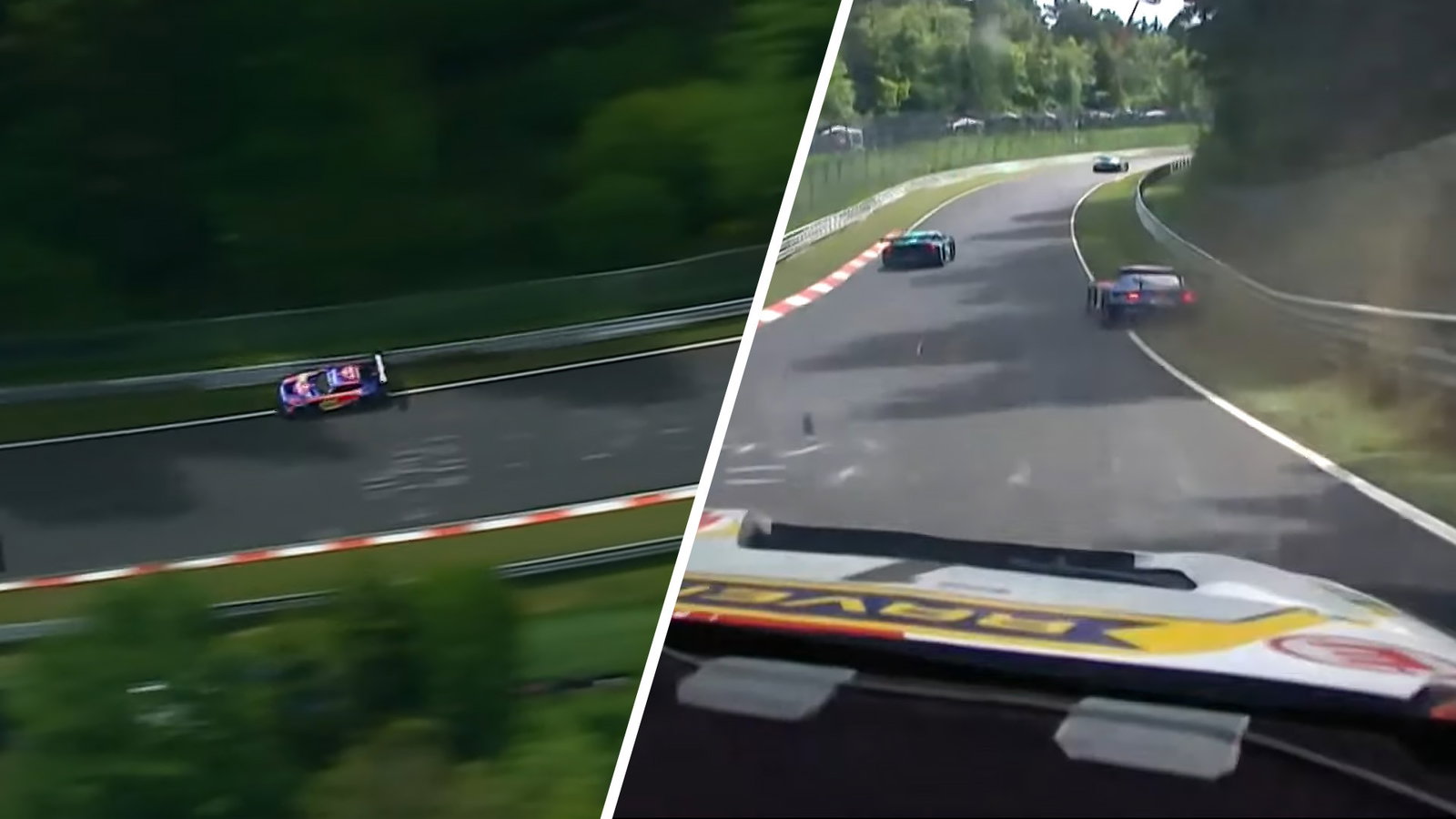 Verstappen shrugs off scary airborne Nurburgring near miss