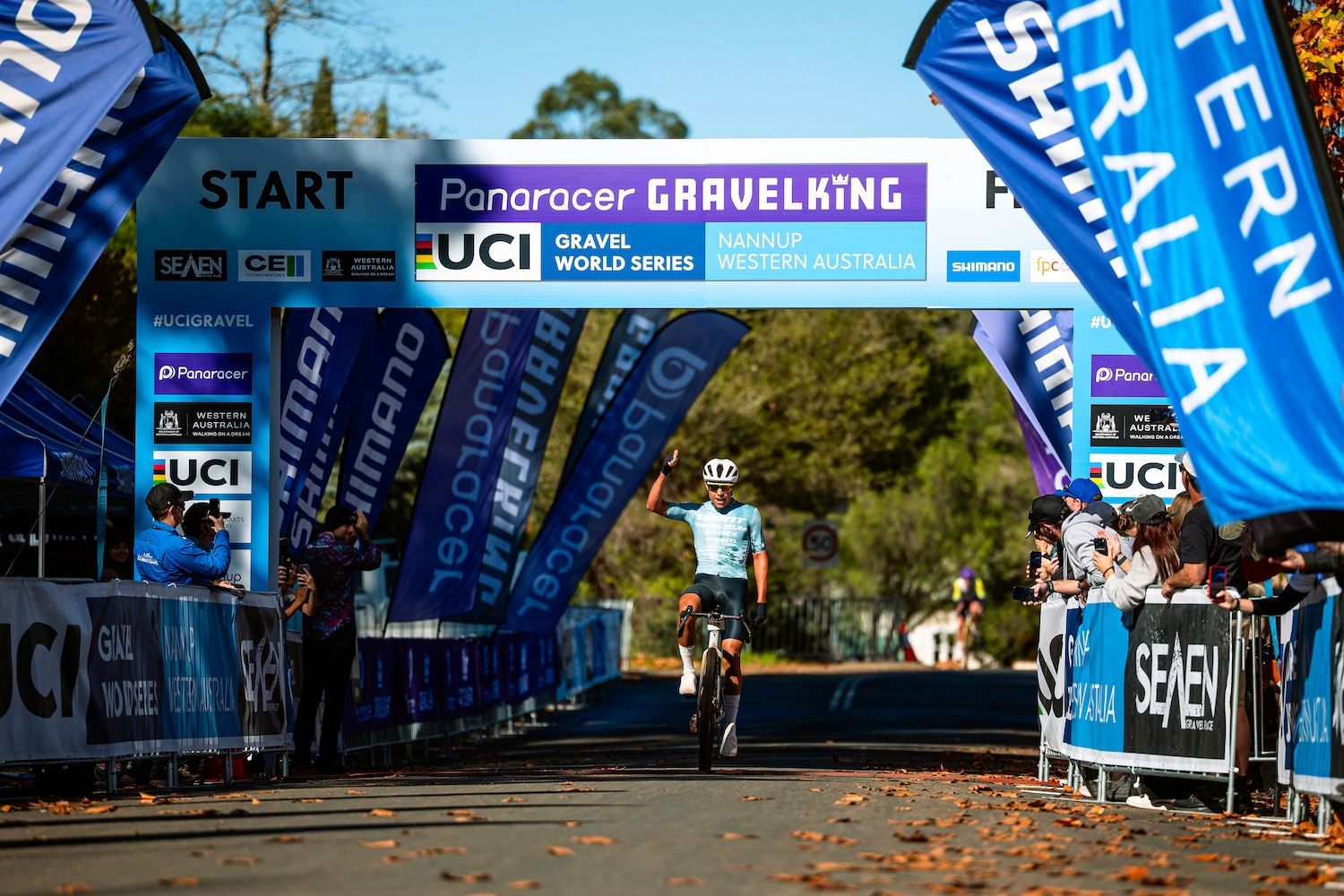 Brendan Johnston (Giant) claims victory at SEVEN in Nannup, taking his second win at the event in 2026