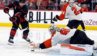 Flyers’ mistakes costly in Game 1 loss to Carolina