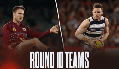 AFL Teams Round 10 2026: Confirmed line-ups, ins and outs