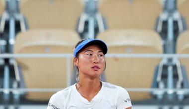 Olympic champion Zheng Qinwen breaks down in tears after French Open defeat