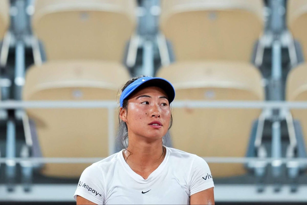 Olympic champion Zheng Qinwen breaks down in tears after French Open defeat
