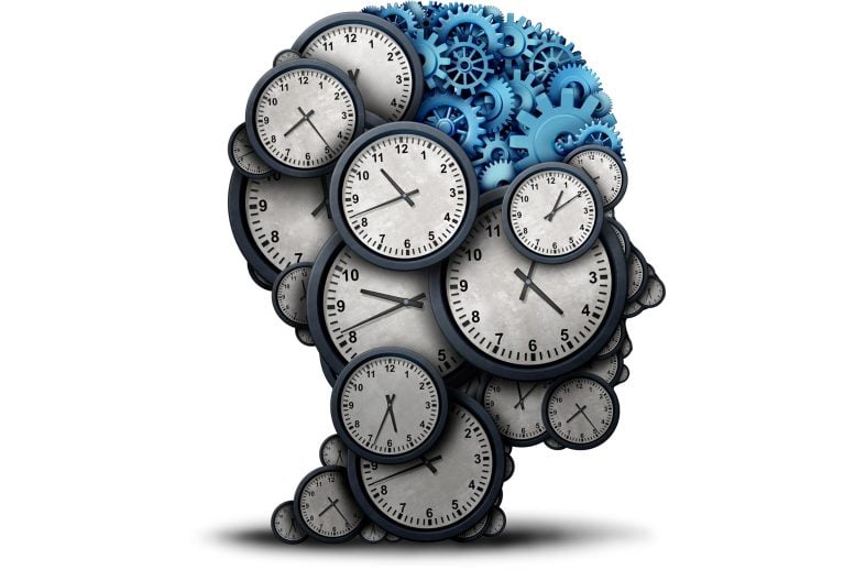 Thinking Time Brain Clocks Gears