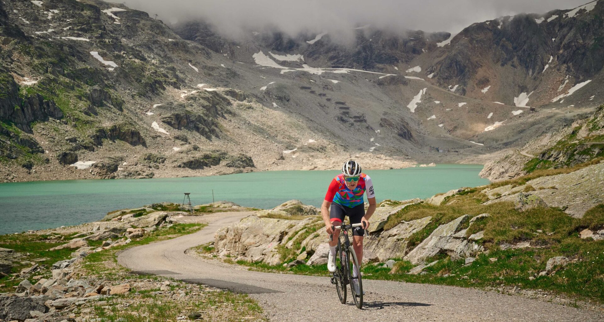 Simon Warren riding in the Austrian Alps