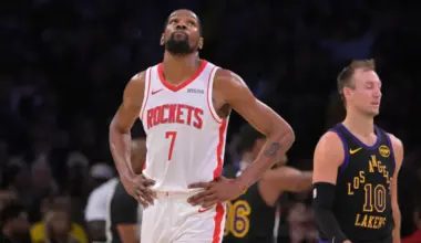 Kevin Durant injury timeline vs. Lakers: Every missed game for Rockets star in LeBron James playoff series image