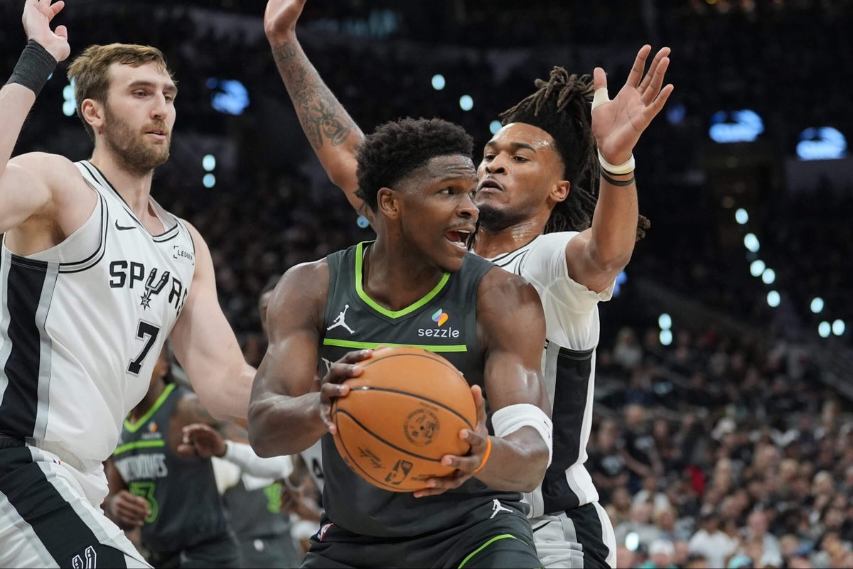 ‘We just got punked’: Wolves lose their edge in Game 2 wipeout by Spurs