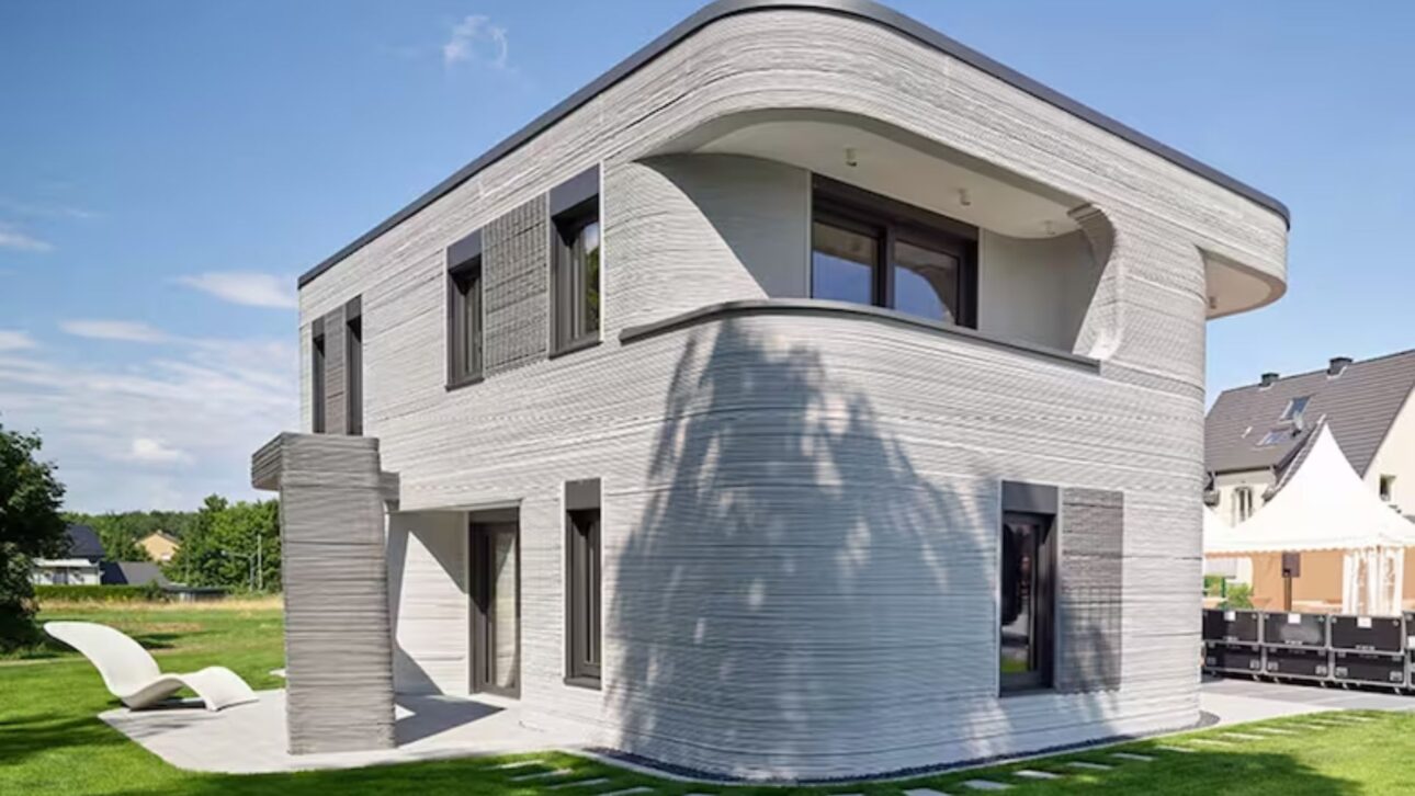 The prefabricated houses are earthquake-resistant and have double walls with an air layer. image: www.gira.com