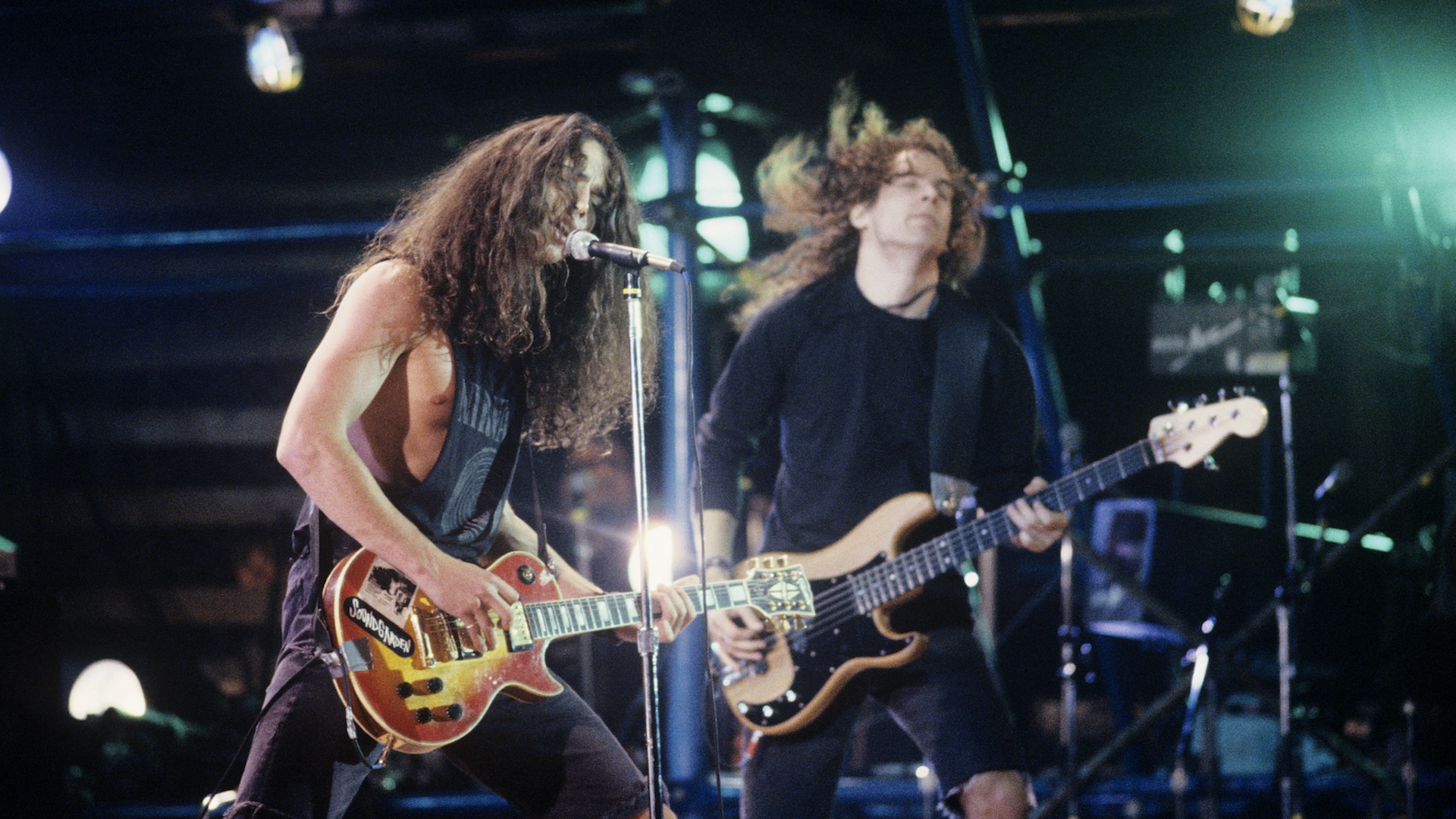 Soundgarden performing at the College Music Journal Awards at the Beacon Theater in New York City on October 26, 1989