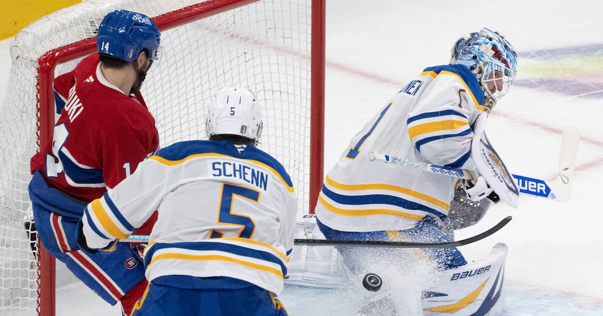 Montreal Canadiens, Buffalo Sabres tied after second period of Game 4