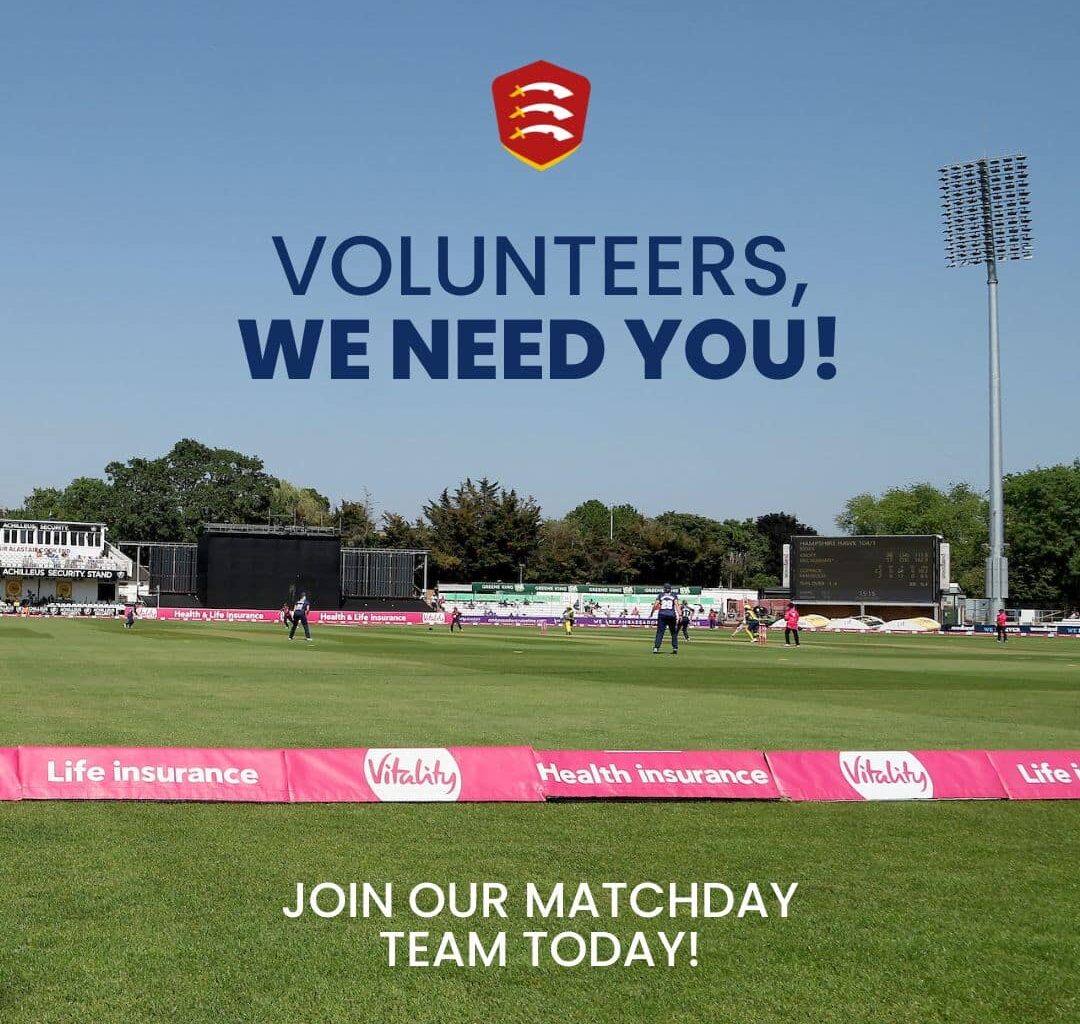 Volunteer with Essex Cricket - Essex Cricket