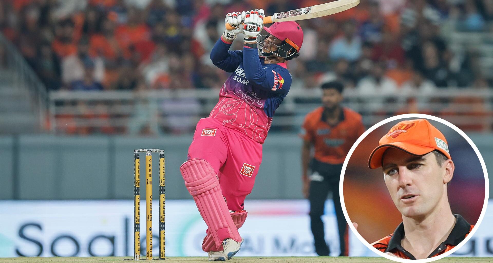 Cummins, Head bundled out of IPL by Sooryavanshi blitz